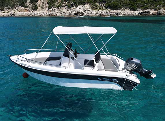 blu water 170 ermones boats corfu1