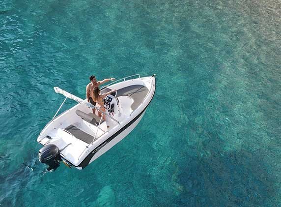blu water 170 ermones boats corfu4